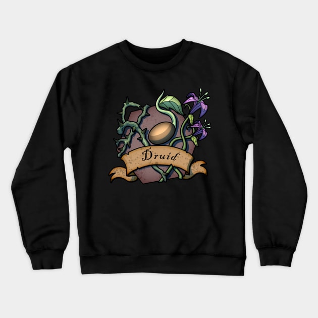 Druid Logo Crewneck Sweatshirt by AlmostCritical